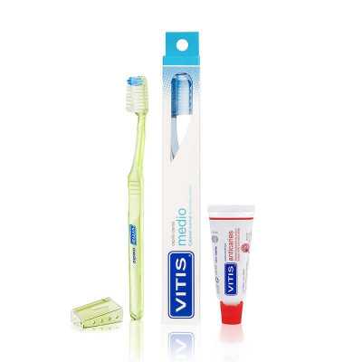 VITIS CEPILLO DENTAL MEDIO MINI PASTA 15g