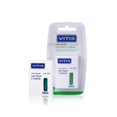 VITIS CINTA DENTAL CON CERA FLUOR Y MENTA 50m