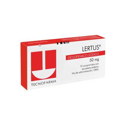LERTUS 50mg x10COM