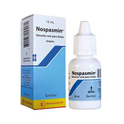 NOSPASMIN 5mg/ml GOTAS 15ml