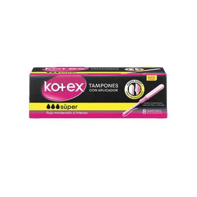 Kotex Evolution tampón flujo medio x8