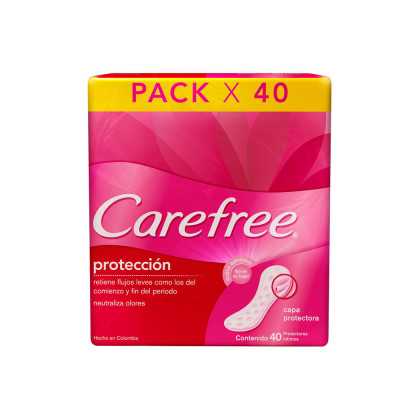 Carefree protector diario x 40 unidades