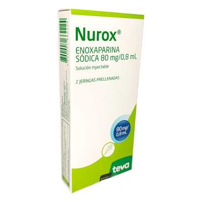 Nurox 80mg/0.8ml x 2 jeringas