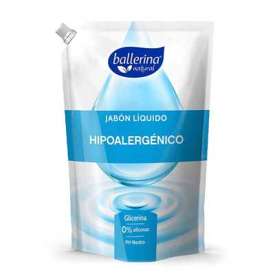 BALLERINA JABON LIQUIDO HIPOALERGENICO DP 750ML