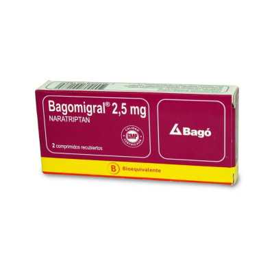 BAGOMIGRAL 2 5mg X2COM 