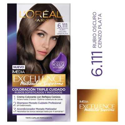 EXCELLENCE MAT SUP 6 111 RUBIO OSCURO CENIZO PLATA