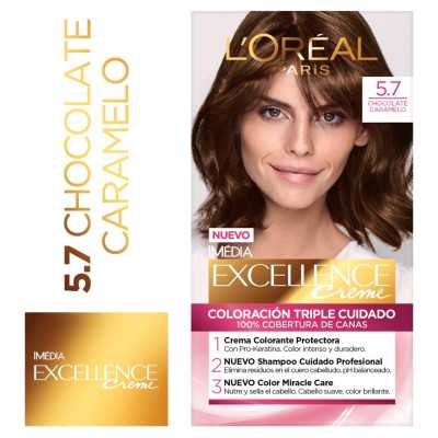 EXCELLENCE CREME 5 7 CHOCOLATE CARAMELO