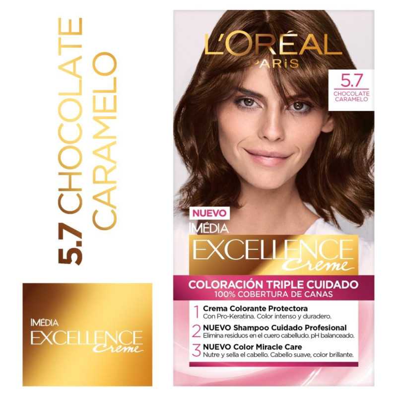 EXCELLENCE CREME 5 7 CHOCOLATE CARAMELO