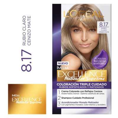 EXCELLENCE MAT SUP 8 17 RUBIO CLARO CENIZO MATE