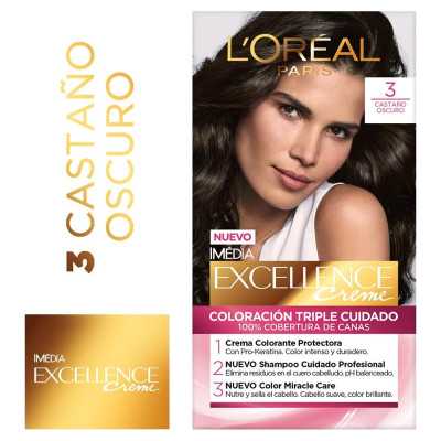 EXCELLENCE CREME 3 CASTAÑO OSCURO