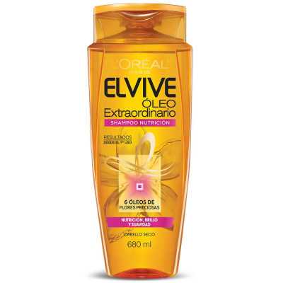 ELVIVE SHAMPOO OLEO EXTRAORDINARIO NUTRICION 680ML