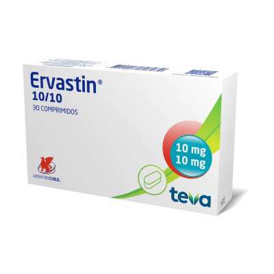 ERVASTIN 10/10mg x30com