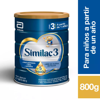 Similac 3 x 800 gramos.