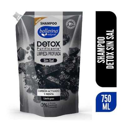 BALLERINA SHAMPOO DETOX CARBON DP 750ML