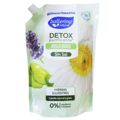 BALLERINA ACOND DETOX HIERBAS BRILLO DIA DP 750ML