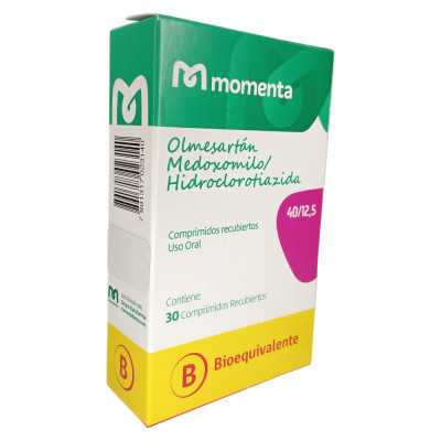 OLMESARTAN HIDROCLOROTIAZIDA 40MG/12 5MG X30COM EU