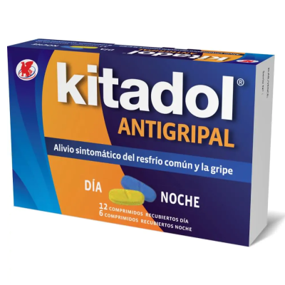 Kitadol Antigripal Dia y Noche x 18 comprimidos.