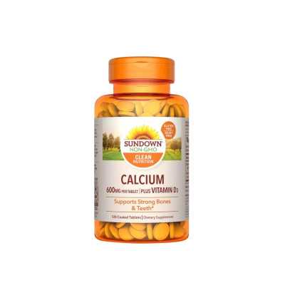 Calcio 600mg + Vitamina D 250UI x120cap (Sundown)