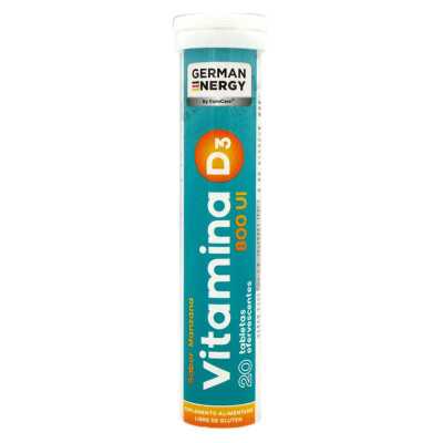 VITAMINA D EFERVES MANZANA 800UI X20 GERMAN 