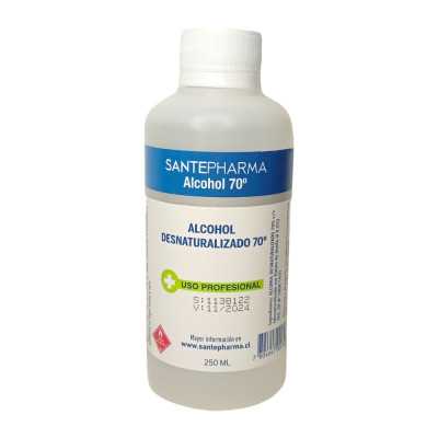 Alcohol Desnaturalizado 70° 250ml (Santepharma)