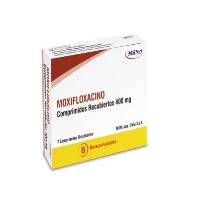 Moxifloxacino 400mg x10com (MSN)