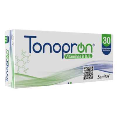 Tonopron Complejo Vitaminas B1 B6 B12 x30com