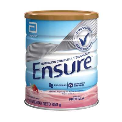 Ensure Frutilla 850 gramos.