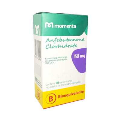 Bupropion XL 150 mg x 30 comprimidos. (Momenta)