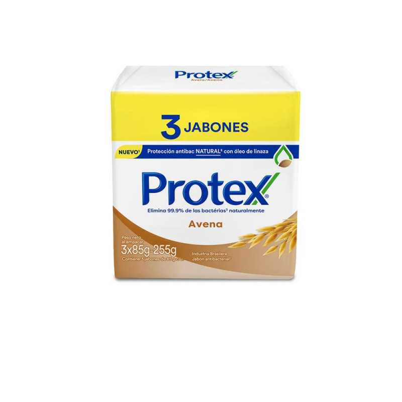 PROTEX JABON BARRA AVENA PACK 3 X 85G