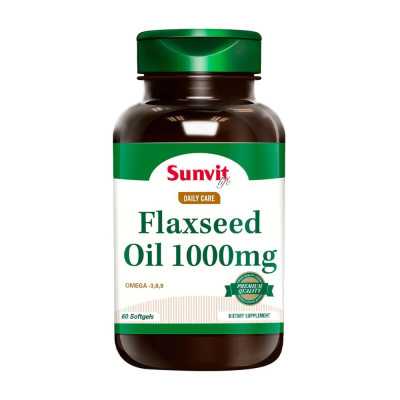 FLAXSEED OIL OMEGA 3-6-9 1000MG X60CAP SUNVIT 