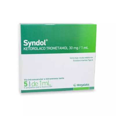 SYNDOL 30MG/ml x 5 ampollas