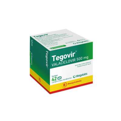 TEGOVIR 500MG X42COM