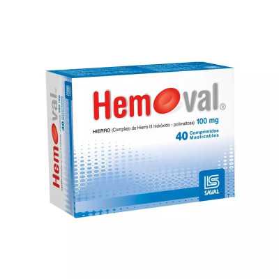HEMOVAL MASTICABLE 100MG X30COM CENABAST 