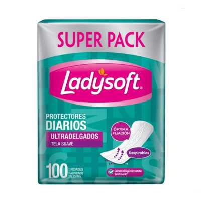 LADYSOFT PROTECTORES DIARIOS SUAVE ULTRADELGA X100