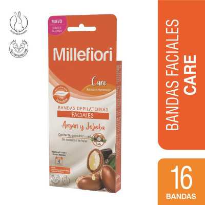 MILLEFIORI BANDA DEPIL FACIAL ARGAN JOJOBA X16