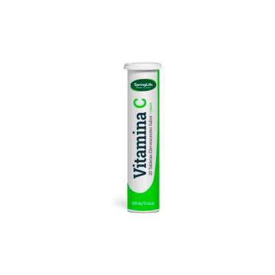 VITAMINA C EFERVES LIMON 1000MG X20 SPRING LIFE 