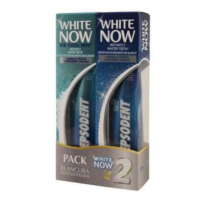 PEPSODENT PASTA DENTAL WHITE NOW 75 ml PACK x 2 U