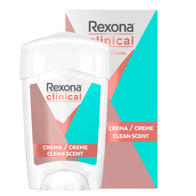 Rexona Clinical antitranspirante crema Clean Scent 48 g.