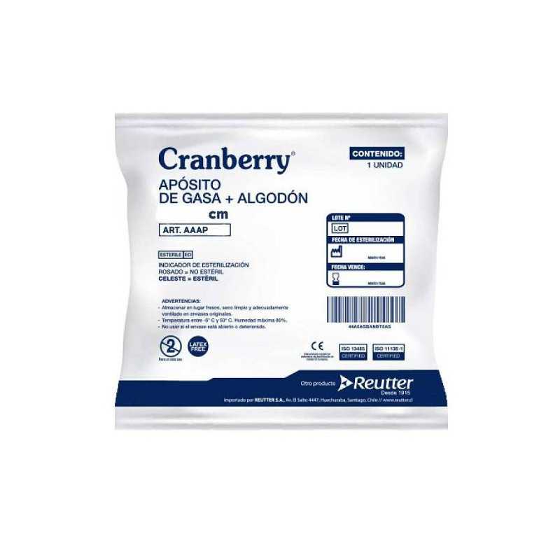 APOSITO GASA ALGODON ESTERIL 13X23 CRANBERRY