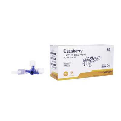 LLAVE DE TRES PASOS CAJA X50 CRANBERRY 