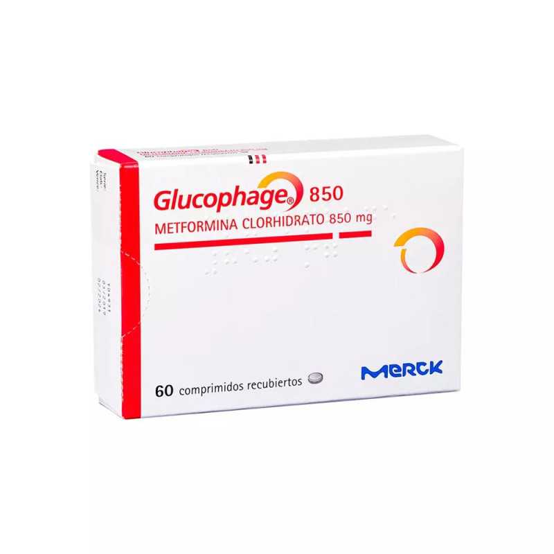 GLUCOPHAGE 850 mg X 60COM