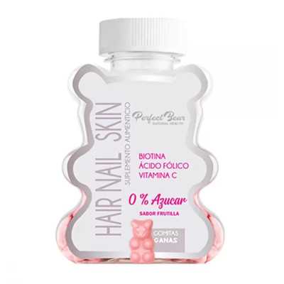 HAIR - NAILS - SKIN SIN AZUCA 60 GOM PERFECT BEAR