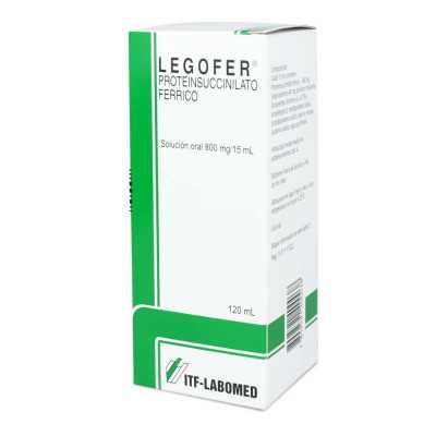 LEGOFER SOLUCION ORAL 800mg/15ml X 120 ML