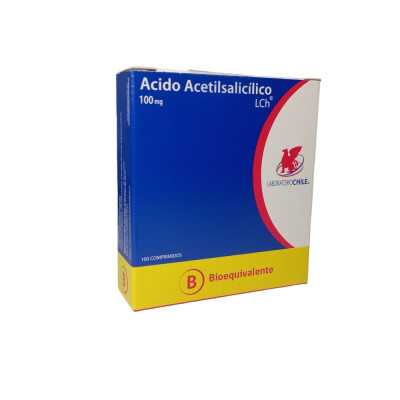 ACIDO ACETILSALICILICO 100mg X100COM CHILE Cenaba