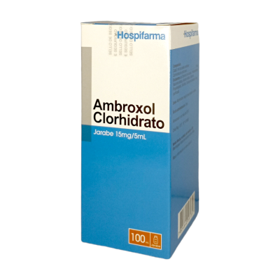 Ambroxol 15mg/5ml Jarabe infantil x 100 ml. (Hospifarma)