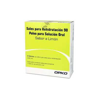 SALES REHIDRATACION 90 LIMON x 4 sobres OPKO 