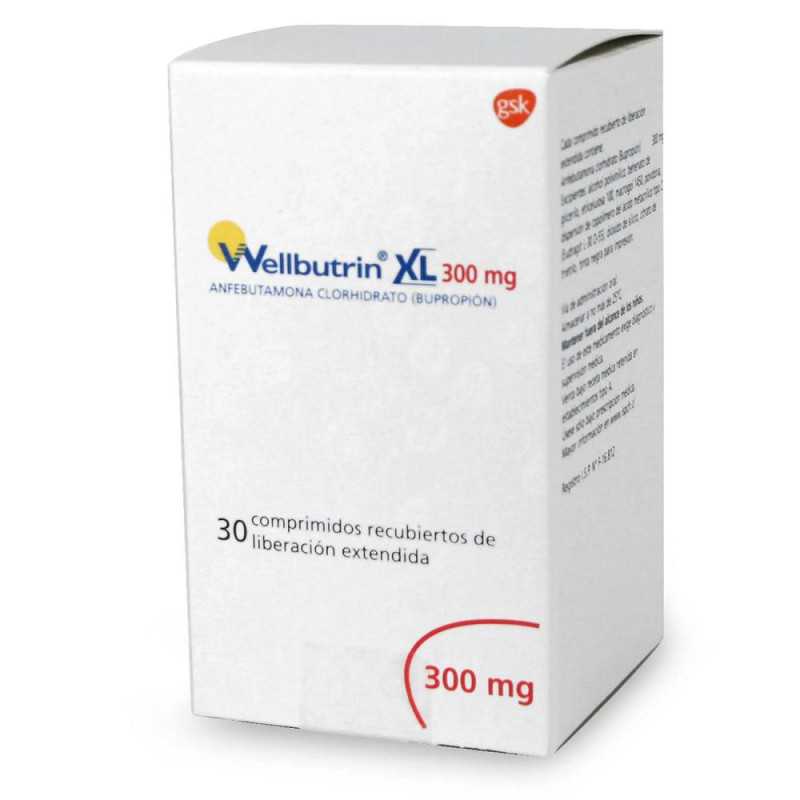 WELLBUTRIN XL 300MG 30 COMPRIMIDOS