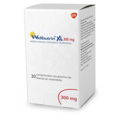 WELLBUTRIN XL 300MG 30 COMPRIMIDOS