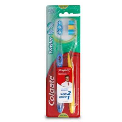 COLGATE CEPILLO DENTAL TWISTER FRESH MEDIO 2X1