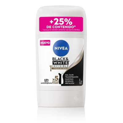 NIVEA DEO BARRA B&W TOQUE SEDA 54G
